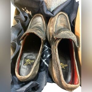Freebird By Steven leather Loafers Like New women’s size 9 black brown distress
